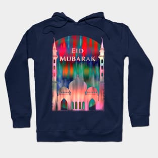 Eid Mubarak Mosque w9t Hoodie